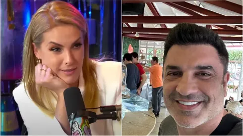 Ana Hickmann fala sobre Edu Guedes e nega boatos do romance. Reprodução: Youtube/Inteligência Ltda. Reprodução: Instagram/Edu Guedes.
