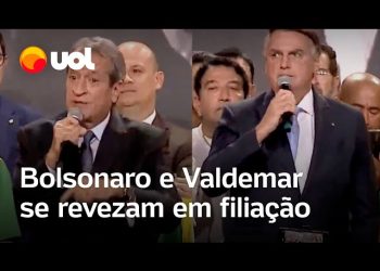 Valdemar e Bolsonaro se revezam em filiação para não desobedecer a Moraes