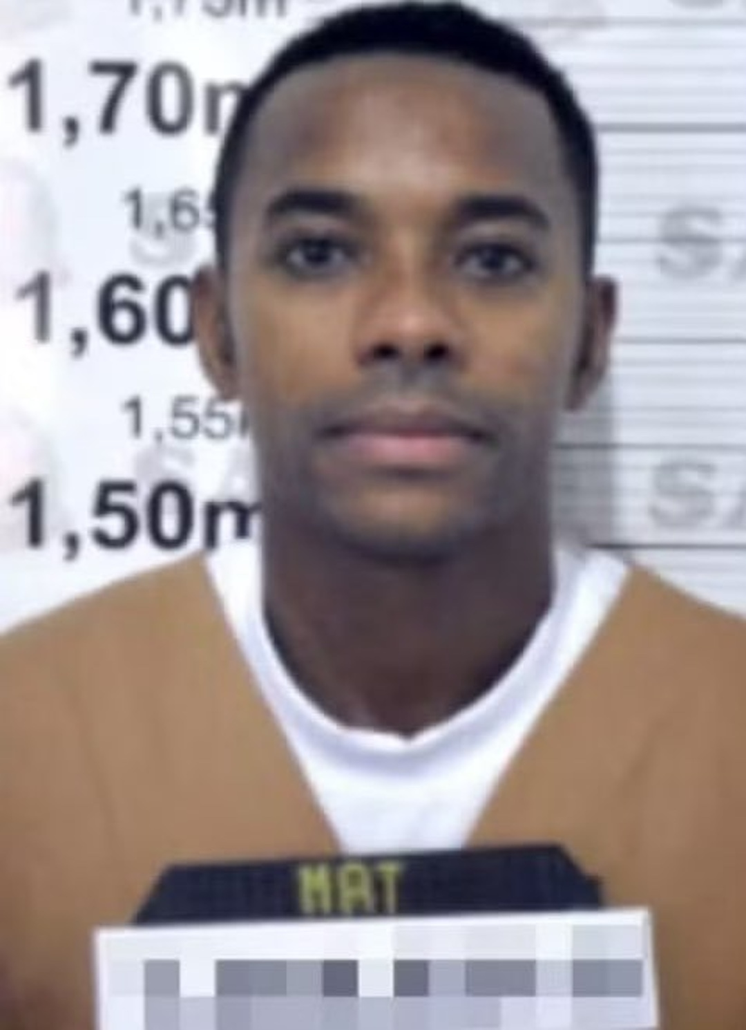 registro de Robinho na penitenciária de Tremembé