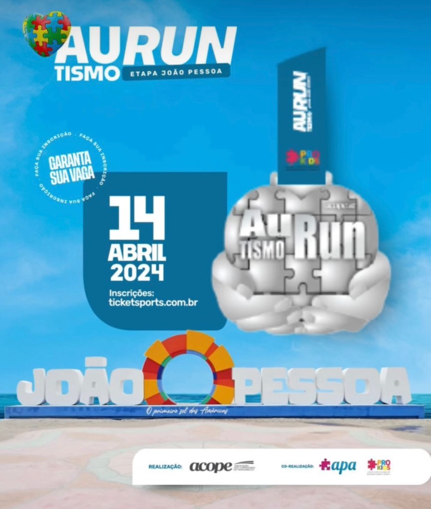 Prefeitura de Joao Pessoa promove Corrida Autismo Run e abre - JORNAL DA TARDE