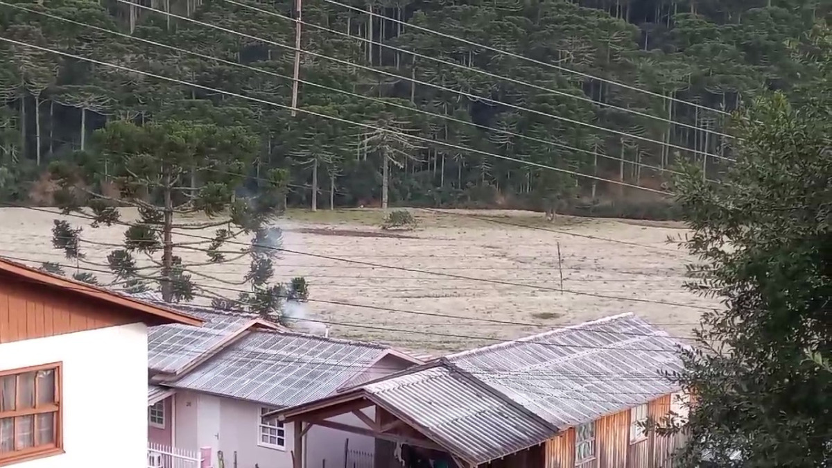 Bom Jardim da Serra com sensação térmica de -26°C