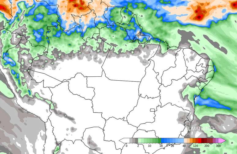 Chuva continua intensa nas regioes Norte e Nordeste do Brasil - JORNAL DA TARDE