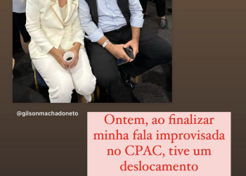 Michelle Bolsonaro diz que teve mandíbula deslocada durante a Cpac