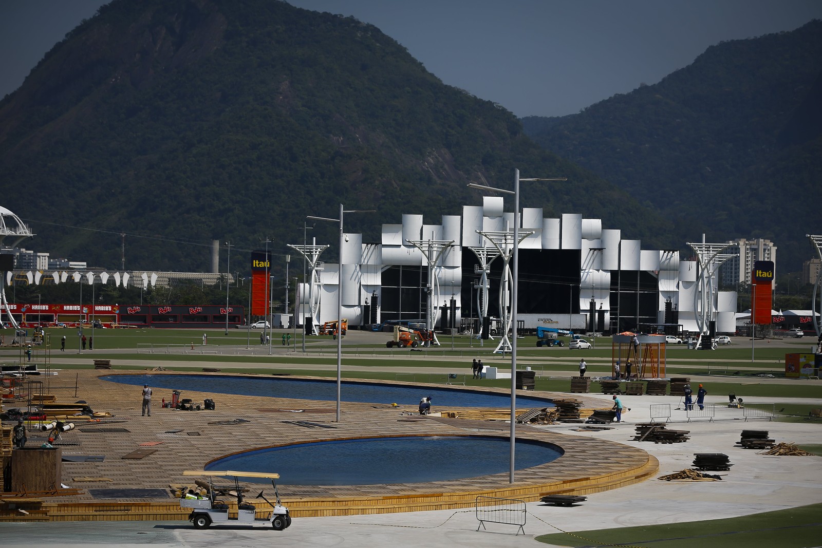 No Rock in Rio VIII, realizado em 2019, o evento continuou a acontecer no Parque Olímpico do Rio de Janeiro, na Avenida Embaixador Abelardo Bueno, na Barra da Tijuca — Foto: Pablo Jacob / Agência O Globo