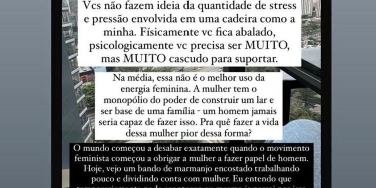 Anny Meisler critica a fala de Tallis Gomes — Foto: Reprodução/Instagram