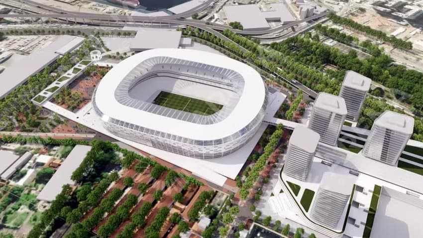 Estádio do Flamengo no Gasômetro