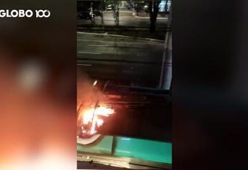 Trem pega fogo na Linha 9 (Esmeralda) em São Paulo