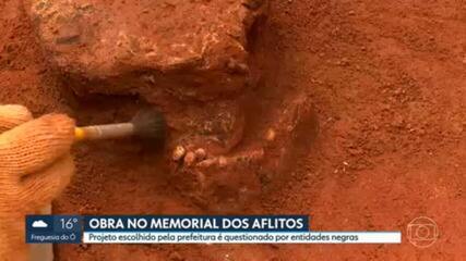 Obra em predio dentro de sitio arqueologico afeta escavacoes e - JORNAL DA TARDE