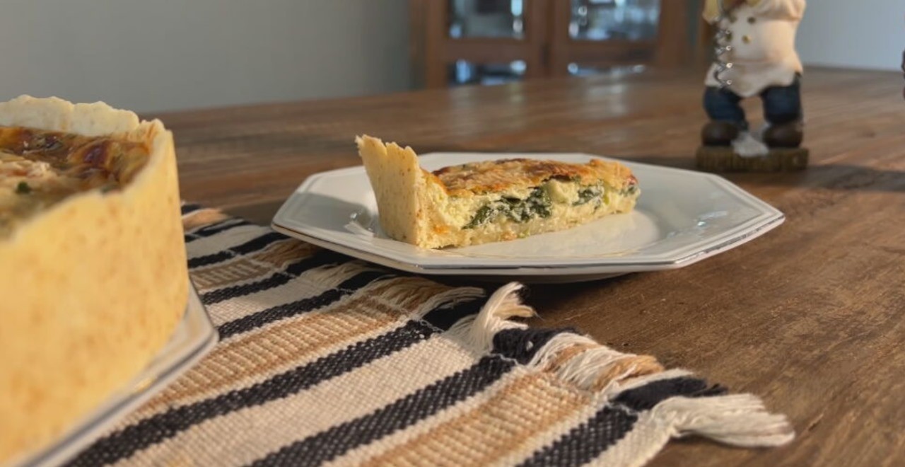 Receita Nosso Campo aprenda a fazer uma quiche de espinafre - JORNAL DA TARDE