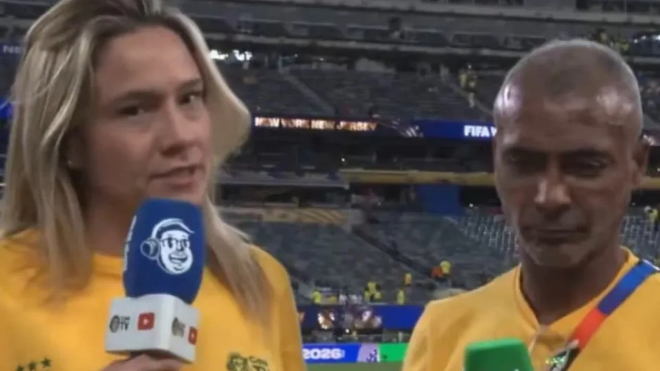 Romário manda recado para Fernanda Gentil após