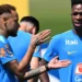 Ancelotti poupa sete titulares em treino com Neymar à disposição