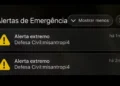 Ataque alienígena em BH, misantropia em SP: veja cronologia dos alertas falsos da Defesa Civil