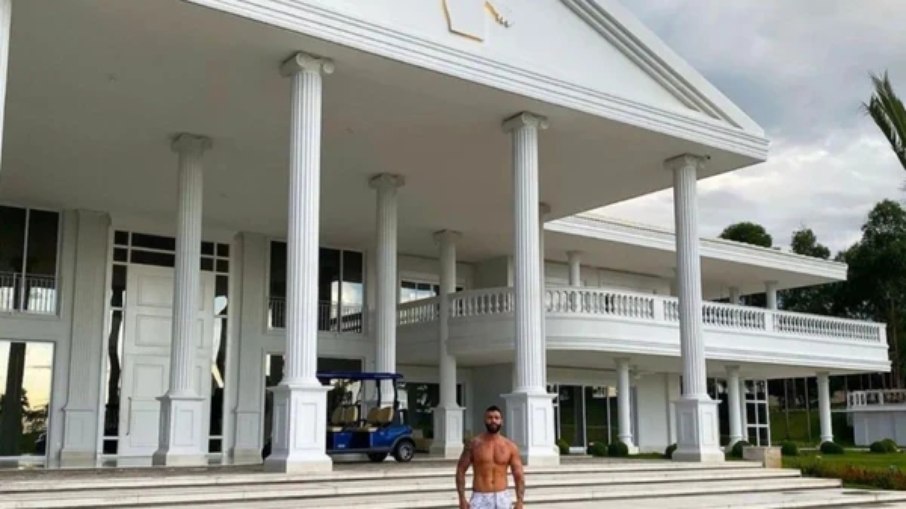 Mansão imponente de Gusttavo Lima.