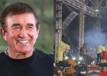 Palco desaba durante show de Amado Batista e deixa feridos na Bahia