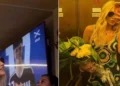 Virginia curte camarote com a mãe de Vini Jr. e mostra flores