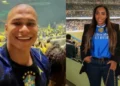 Ex de Jojo é flagrado com mãe de Vini Jr. em jogo do Brasil na Copa