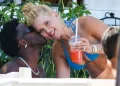 Vini Jr. e Virginia trocam beijos em praia do Rio após reatarem namoro