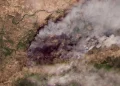 Imagens de satélite mostram antes e depois de incêndios em Espanha