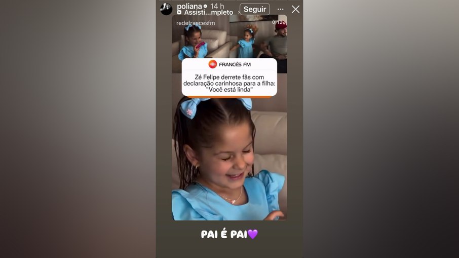 Poliana Rocha reage após vídeo de Vini Jr. e José Leonardo.