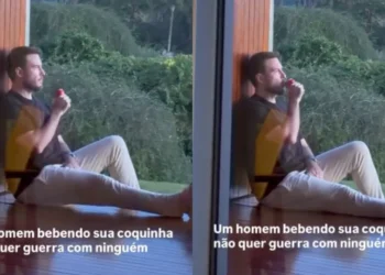 Após fala de Maíra Cardi, Thiago Nigro surge tomando refrigerante