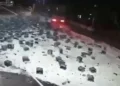 Caminhão derruba 2 mil garrafas de cerveja e vídeo viraliza; veja