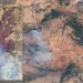 Imagem de satélite revela nuvem de fumaça sobre a Espanha