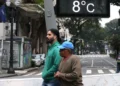 Massa polar derruba temperaturas e pode levar frio de -8°C ao Sul