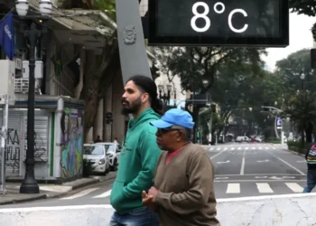 Massa polar derruba temperaturas e pode levar frio de -8°C ao Sul