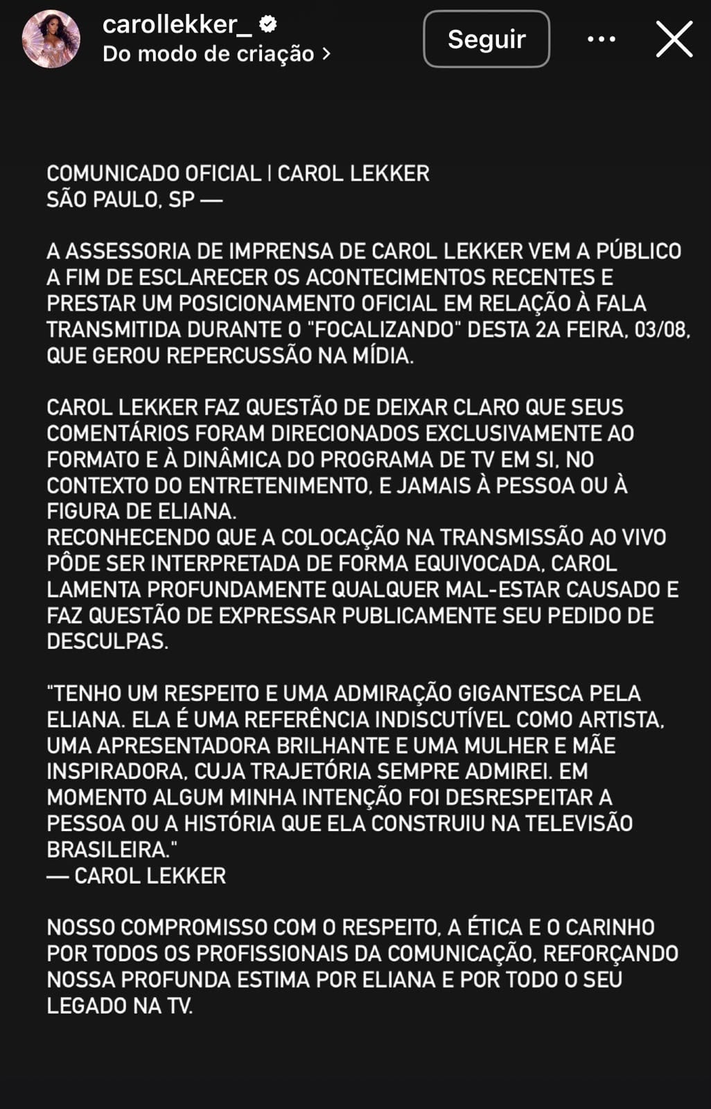 Foto: Reprodução Instagram