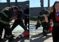 Repórter da Record cai em bueiro durante entrada ao vivo e assusta colegas