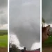 Tornado destrói casa no RS: