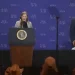 Trump corre atrás de menino no palco: