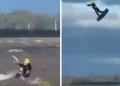 Namorada grava último salto de atleta antes de acidente fatal; vídeo