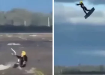 Namorada grava último salto de atleta antes de acidente fatal; vídeo