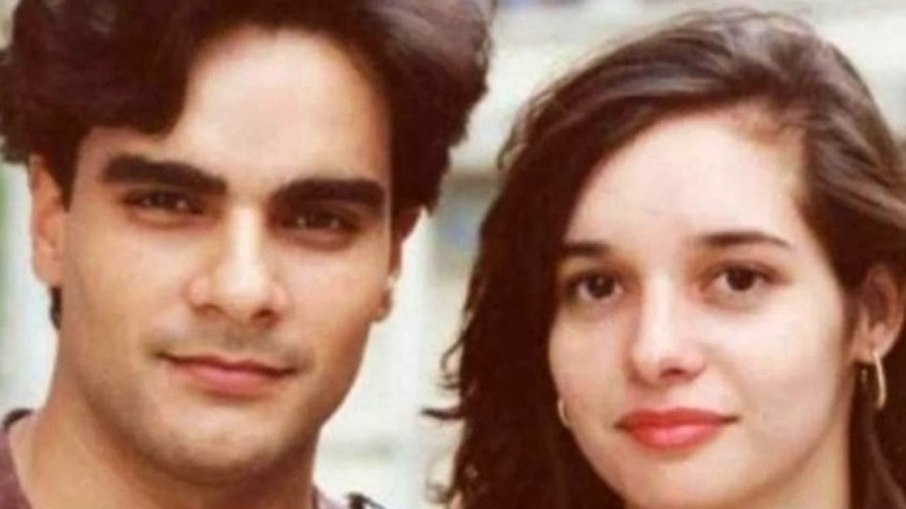 Guilherme de Pádua e Daniella Perez na época em que atuavam juntos.