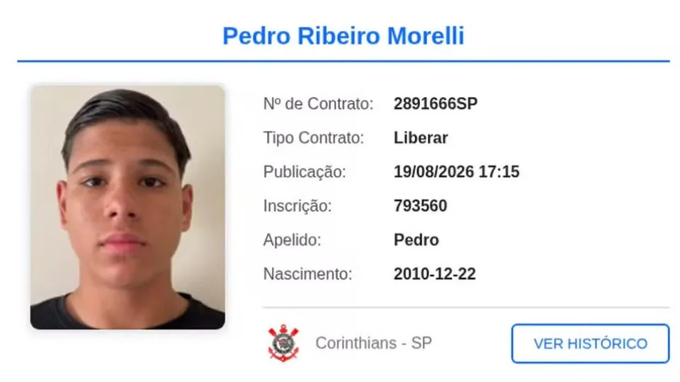 Corinthians rescinde com jogador de 15 anos pivô de racha com o Palmeiras