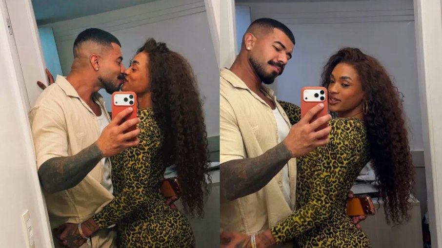 Patrícia Ramos assumiu namoro com o influenciador Gabriel Sampaio.