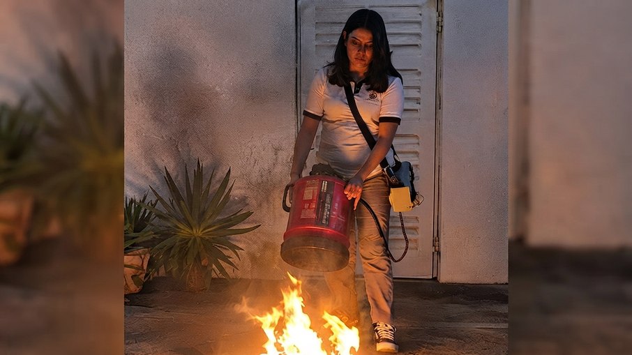 Ángela Karime Venegas, de 16 anos, desenvolveu o Vortex Tech, extintor acústico que usa ondas sonoras de baixa frequência para apagar as chamas