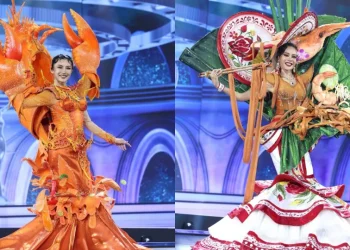Candidatas vestem sabores da Tailândia em desfile inusitado; veja as foto