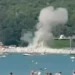 Vídeo mostra queda de drone que matou sete pessoas em praia na Rússia