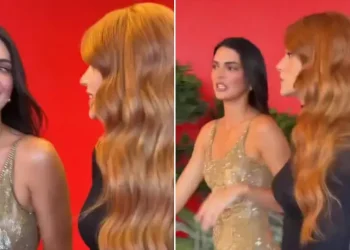 Kendall Jenner elogia cabelo de Marina Ruy Barbosa em Veneza