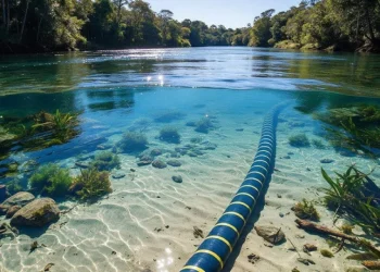 Entenda como funciona a instalação de fibra óptica em rios amazônicos