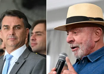 Lula tem 45,3% contra 42,2% de Flávio Bolsonaro no primeiro turno, diz pesquisa Atlas/Bloomberg