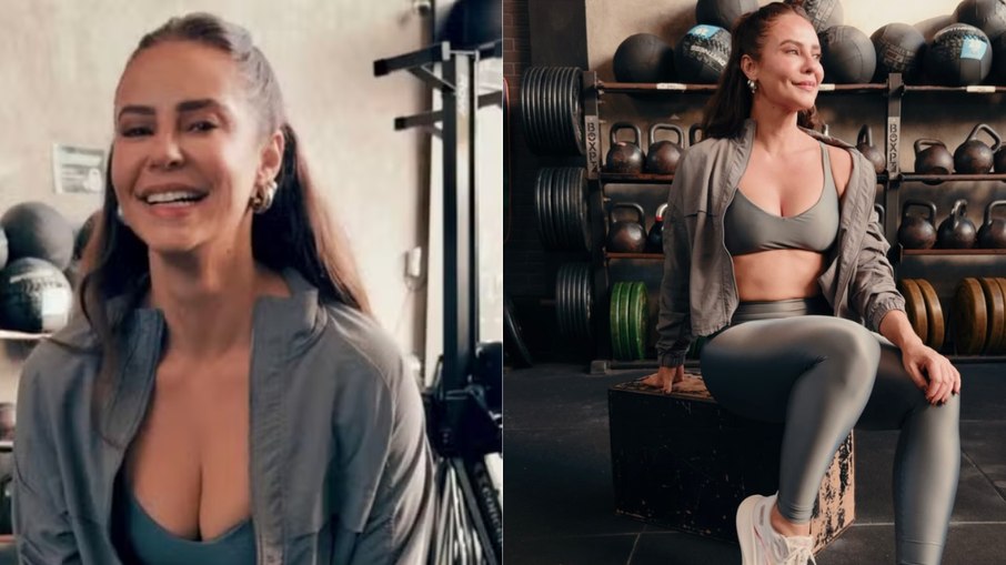 Paolla Oliveira faz treino de crossfit e exibe barriga sarada. Paolla Oliveira faz treino de crossfit e exibe barriga sarada.