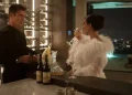 Cauã Reymond aparece sem camisa com Kim Kardashian na série