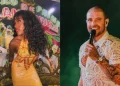 Diogo Nogueira vive affair com premiada filha de sambista